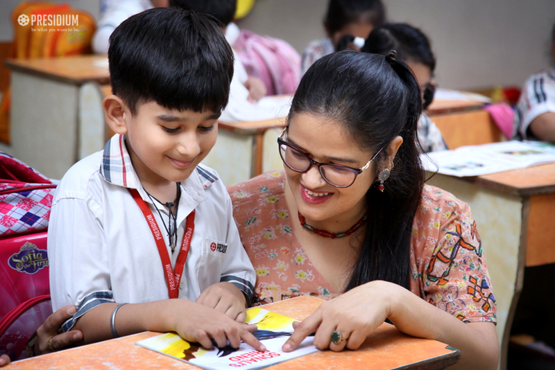 Presidium Indirapuram, PRESIDIANS EXCITEDLY PARTICIPATE IN STORY READING COMPETITION