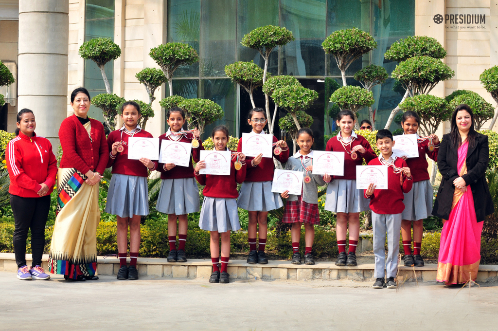 Presidium Indirapuram, PRESIDIANS ACE THE UP STATE GYMNASTICS CHAMPIONSHIP