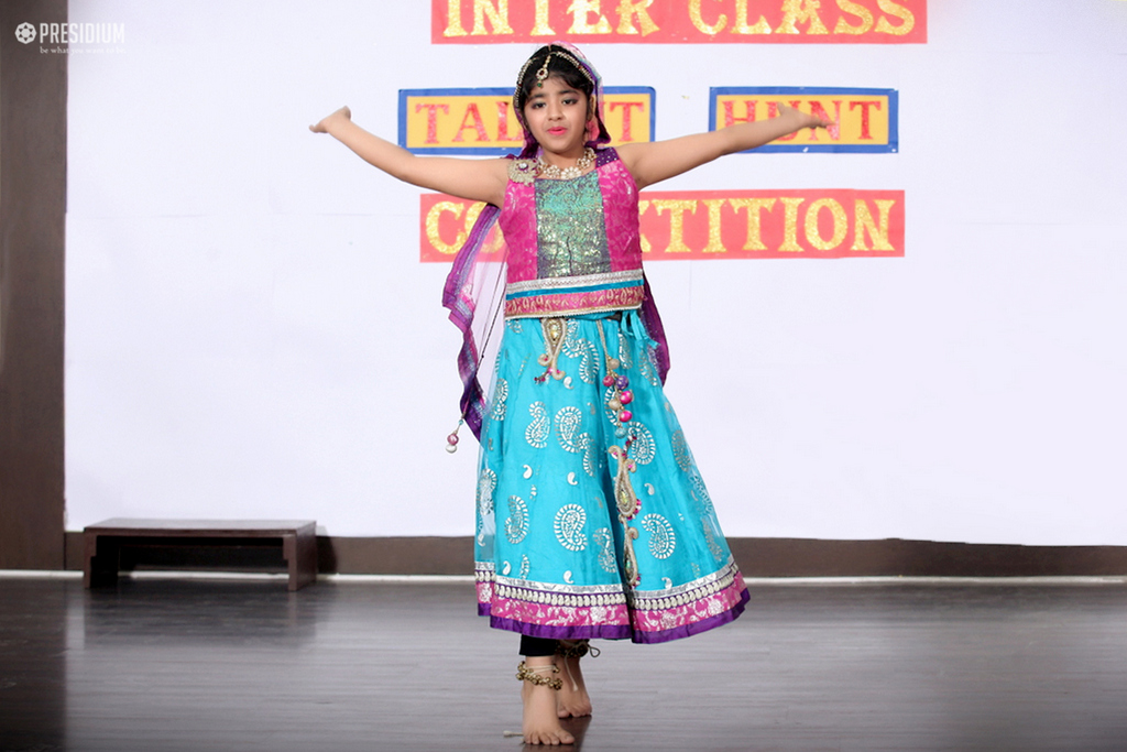 Presidium Rajnagar, INTER-CLASS TALENT HUNT: PRESIDIANS DELIVER STIRRING PERFORMANCES