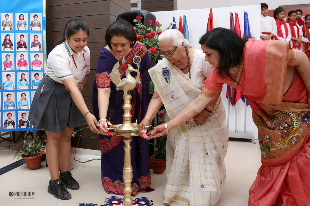 Presidium Gurgaon-57, INVESTITURE CEREMONY: PRESIDIANS PLEDGE TO TAKE RESPONSIBILITY