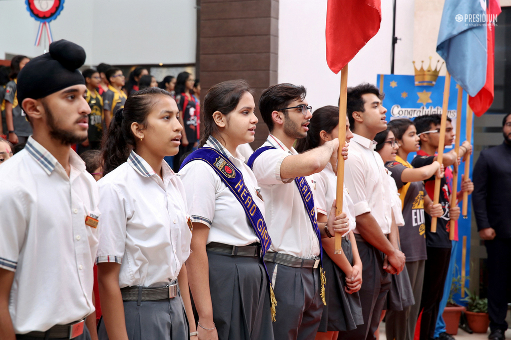 Presidium Gurgaon-57, INVESTITURE CEREMONY: PRESIDIANS PLEDGE TO TAKE RESPONSIBILITY