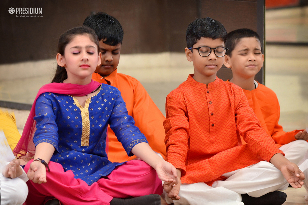 Presidium Indirapuram,   PRESIDIANS EXPERIENCE PEACE AND SERENITY ON BUDDHA PURNIMA