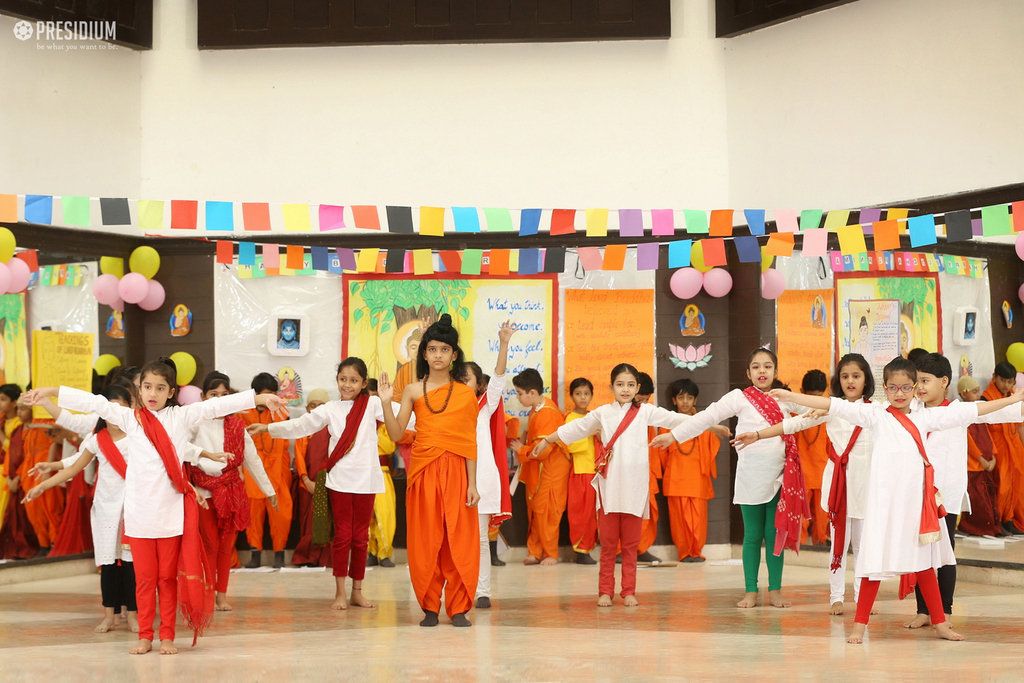 Presidium Indirapuram,   PRESIDIANS EXPERIENCE PEACE AND SERENITY ON BUDDHA PURNIMA