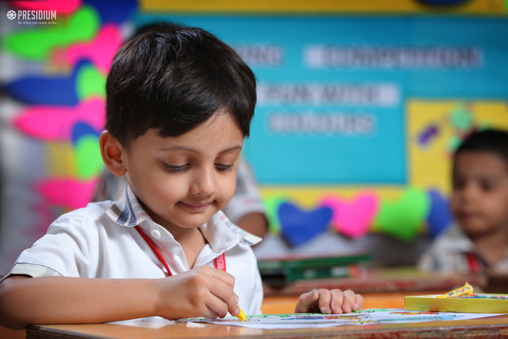 Presidium Indirapuram, COLOURING CONTEST:LITTLE PRESIDIANS DISCOVER THEIR ARTISTIC SIDE 