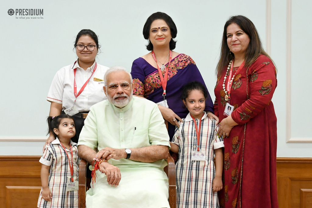 Presidium Indirapuram, PRESIDIUM IS HONOURED TO VISIT PM HOUSE ON RAKSHA BANDHAN