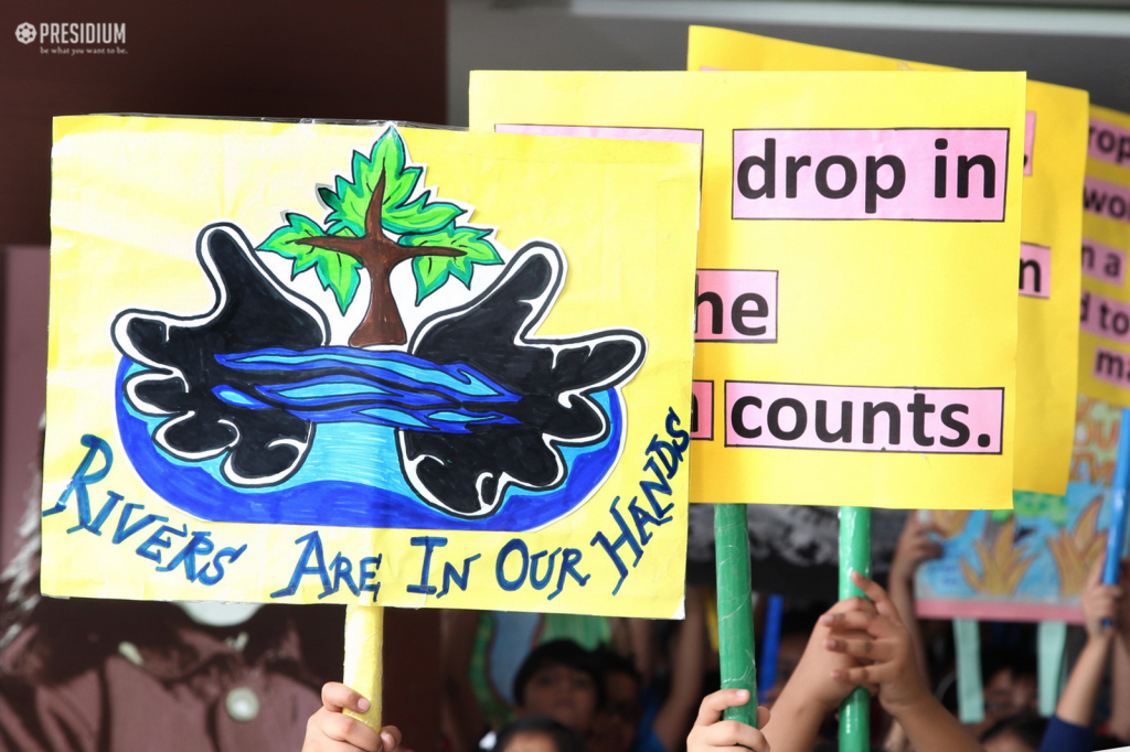 Presidium Indirapuram, PRESIDIANS ORGANISE RALLY FOR RIVERS ON WORLD RIVERS DAY