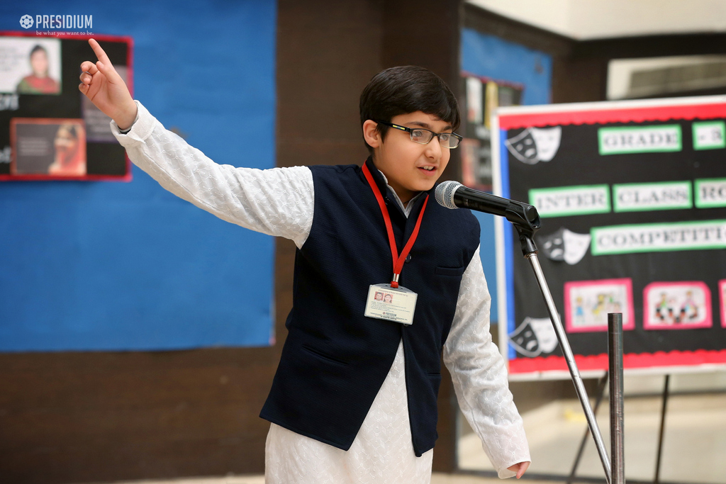 Presidium Indirapuram, A CONFIDENT PRESENTATION BY PRESIDIANS AT ROLE PLAY COMPETITION!