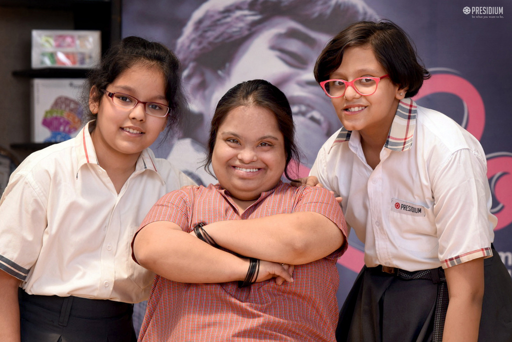 Presidium Indirapuram, YOUNG PHILANTHROPISTS VISIT SPARSH TO SEE THEIR SPECIAL FRIENDS