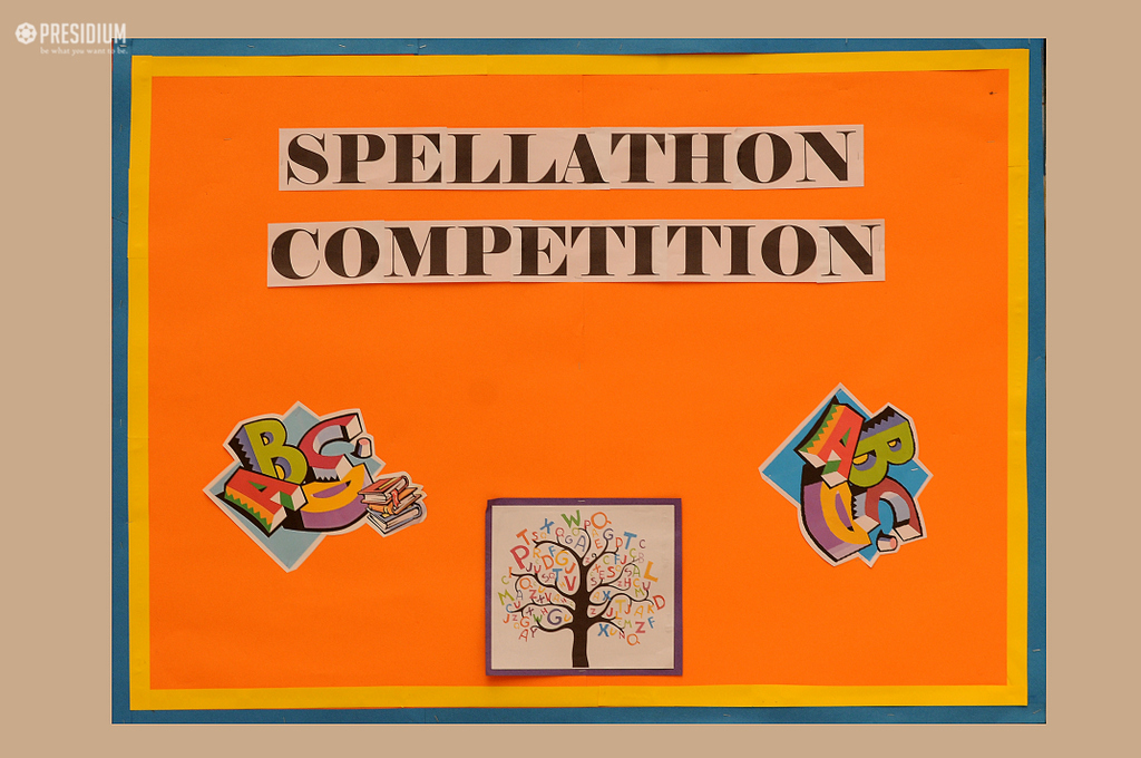 Presidium Indirapuram, LITTLE PRESIDIANS PERFORM BRILLIANTLY IN INTER-CLASS SPELLATHON