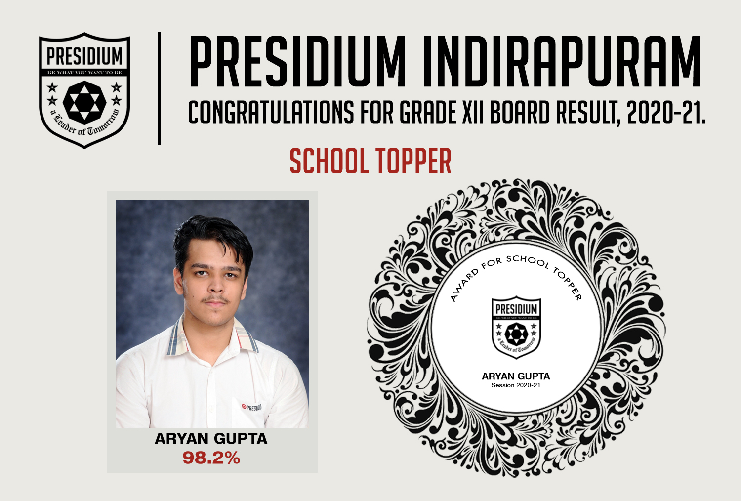Presidium Indirapuram, CONGRATULATIONS STUDENTS FOR BRILLIANT 12TH BOARD RESULTS! 