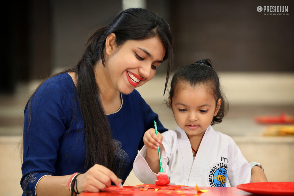 Presidium Indirapuram, PRESIDIANS WELCOME FUN TIMES WITH MASK MAKING ACTIVITY