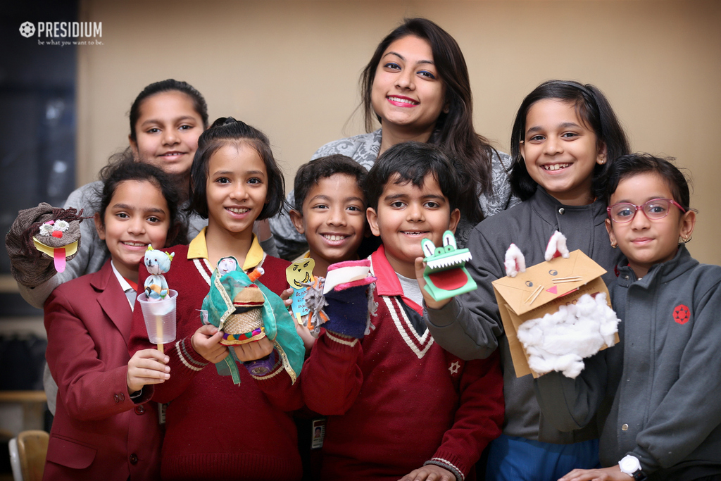 Presidium Indirapuram, YOUNG ARTISTS TAKE PART IN PUPPET MAKING ACTIVITY