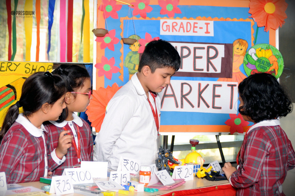 Presidium Indirapuram, LITTLE PRESIDIANS OBSERVE MARKET SCENE FOR EXPERIENTIAL LEARNING