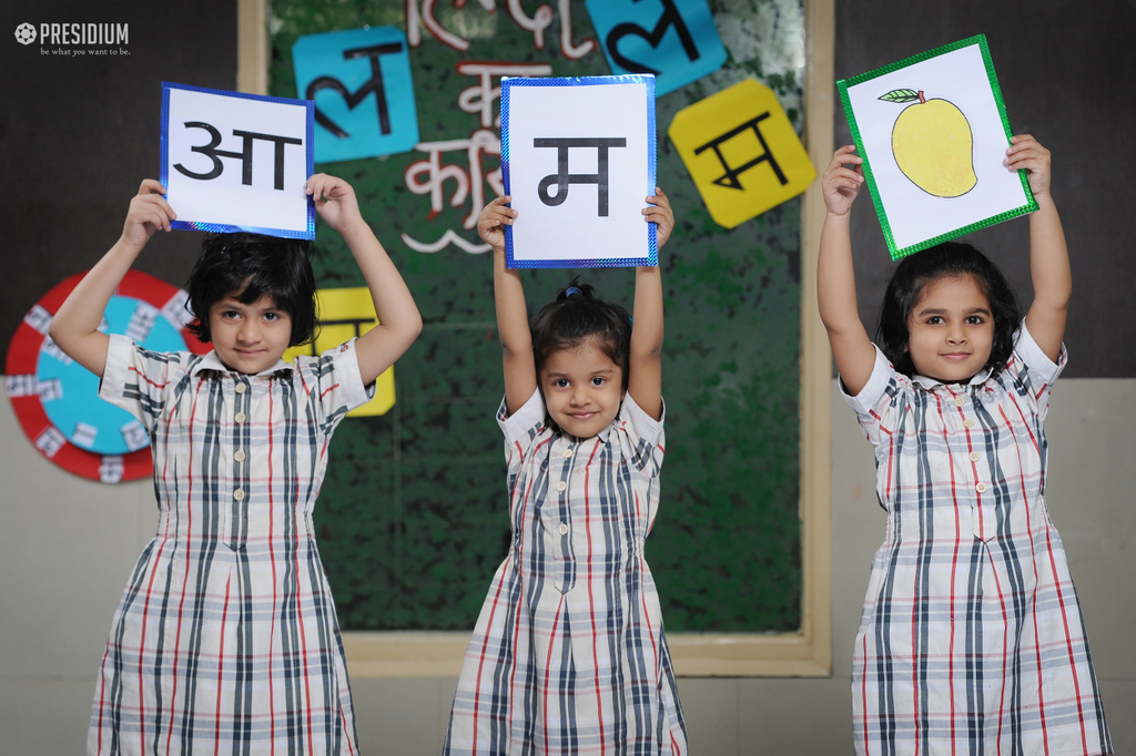 Presidium Indirapuram, LEARNING THE OFFICIAL LANGUAGE-HINDI THROUGH FUN ACTIVITIES