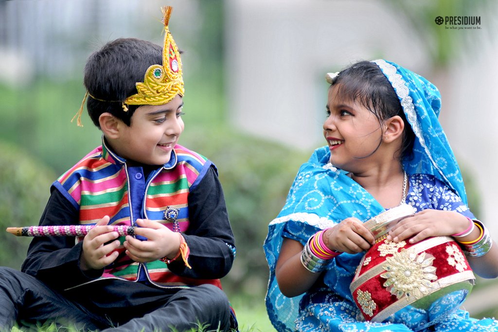 Presidium Indirapuram, HEAVENLY JANMASHTAMI CELEBRATIONS BY THE EXCITED PRE-PRIMARY WING