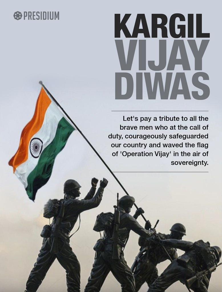 YOUNG PATRIOTS SALUTE THE BRAVE MARTYRS ON KARGIL VIJAY DIWAS