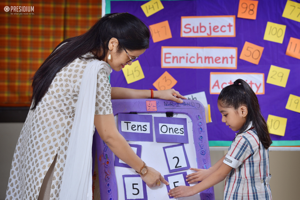 Presidium Indirapuram, MASTERING THE CONCEPT OF SERIATION THROUGH MATH GRID