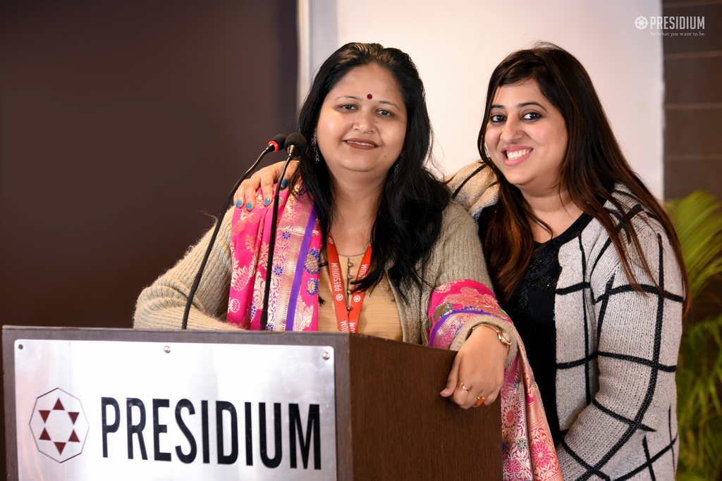 Presidium Gurgaon-57, RINGING IN THE NEW YEAR WITH DEAR SUDHA MA’AM