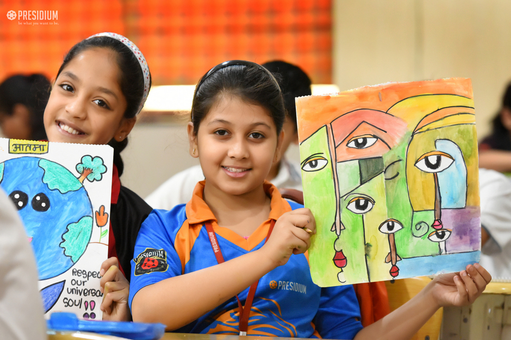 Presidium Indirapuram, ON THE SPOT PAINTING COMPETITION: A DASH OF COLOR, A PIECE OF ART! 