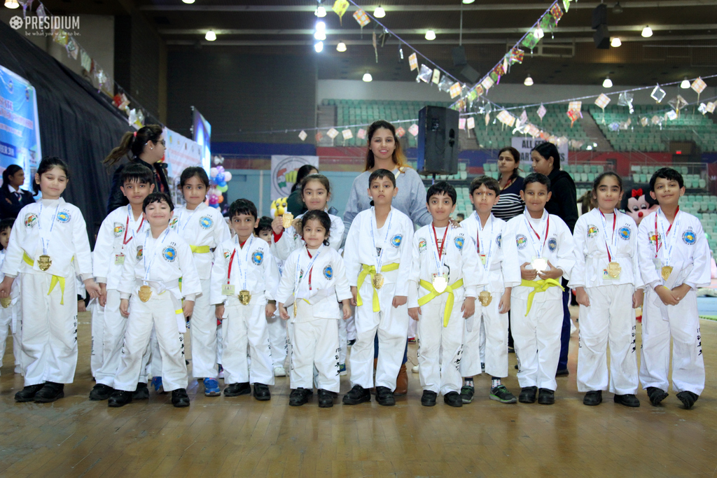 Presidium Pitampura, PRESIDIANS SHINE AT THE SUB JUNIOR TAEKWONDO CHAMPIONSHIP