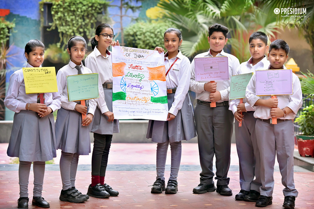 Presidium Pitampura, STUDENTS CELEBRATE NATIONAL CONSTITUTION DAY Presidium Pitampura, STUDENTS CELEBRATE NATIONAL CONSTITUTION DAY