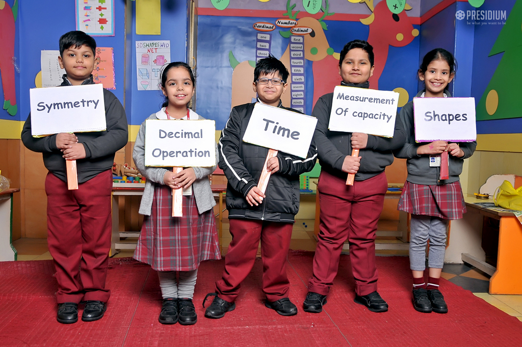 Presidium Pitampura, STUDENTS DISPLAY SPIRITED ENTHUSIASM AT MATHS WEEK