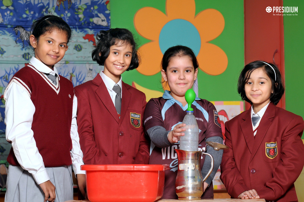 Presidium Pitampura, PRESIDIANS EXPLORE THE PROPERTIES OF AIR BY DOING EXPERIMENTS