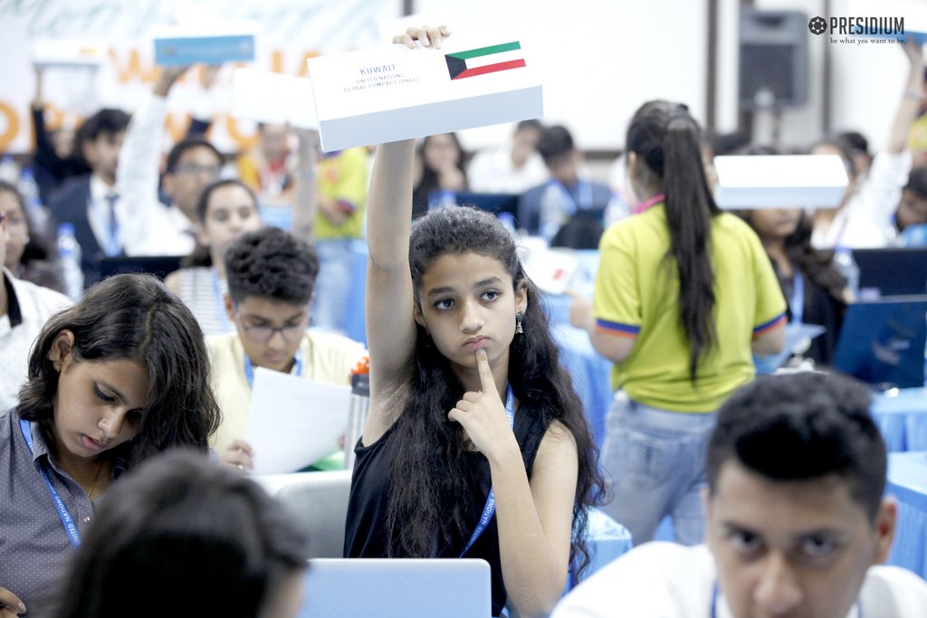 Presidium Gurgaon-57, STUDENTS OF PRESIDIUM GURGAON DAZZLE AT THE PMUN 2017 CONFERENCE