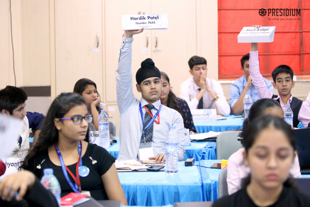 Presidium Indirapuram, PRESIDIANS DELIBERATE POWERFULLY ON YOUTH EMPOWERMENT AT PMUN