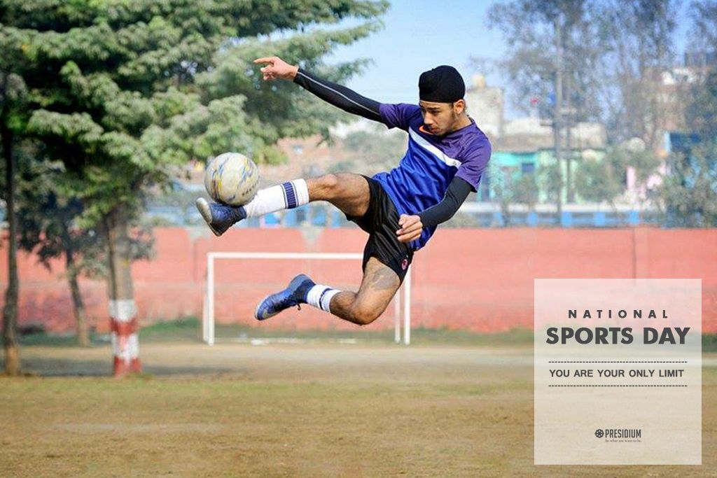 CELEBRATING THE JOY OF SPORTSMAN SPIRIT ON INDIA'S NATIONAL SPORTS DAY