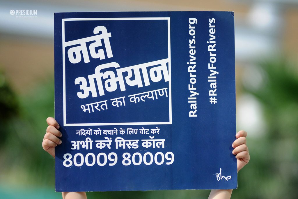 Presidium Indirapuram, RALLY FOR RIVERS: PLEDGING TO NOURISH OUR RIVERS BACK TO HEALTH