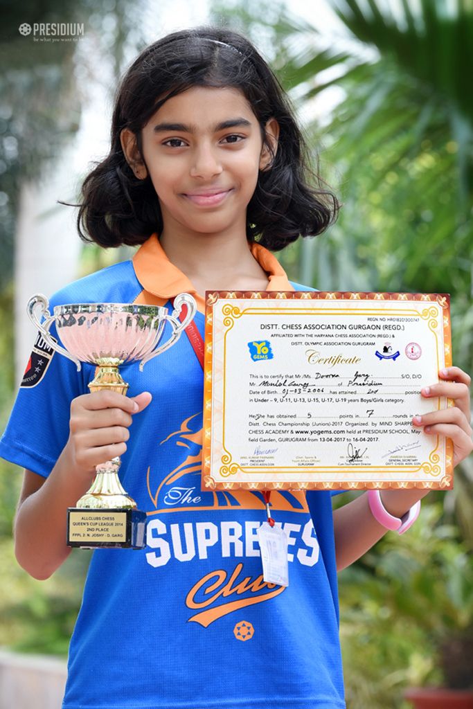 DOORVA BAGS 2ND PLACE AT SGFI DISTRICT CHESS CHAMPIONSHIP 2017