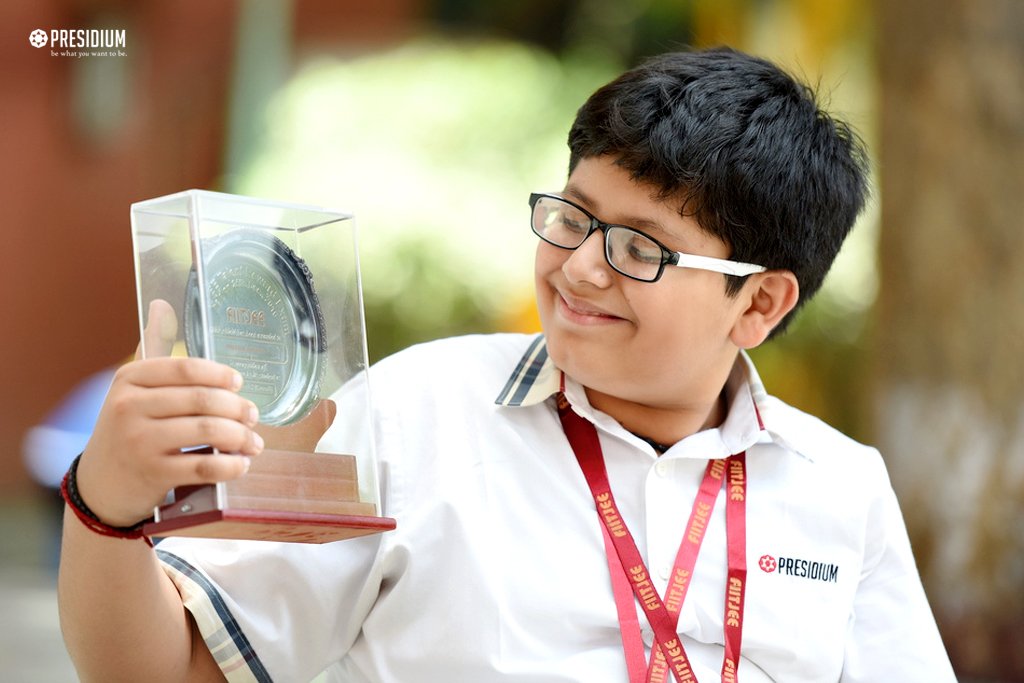 HARSHIT AWARDED GOLD IN MATHEMATICS@FIIT JEE TALENT REWARD EXAM