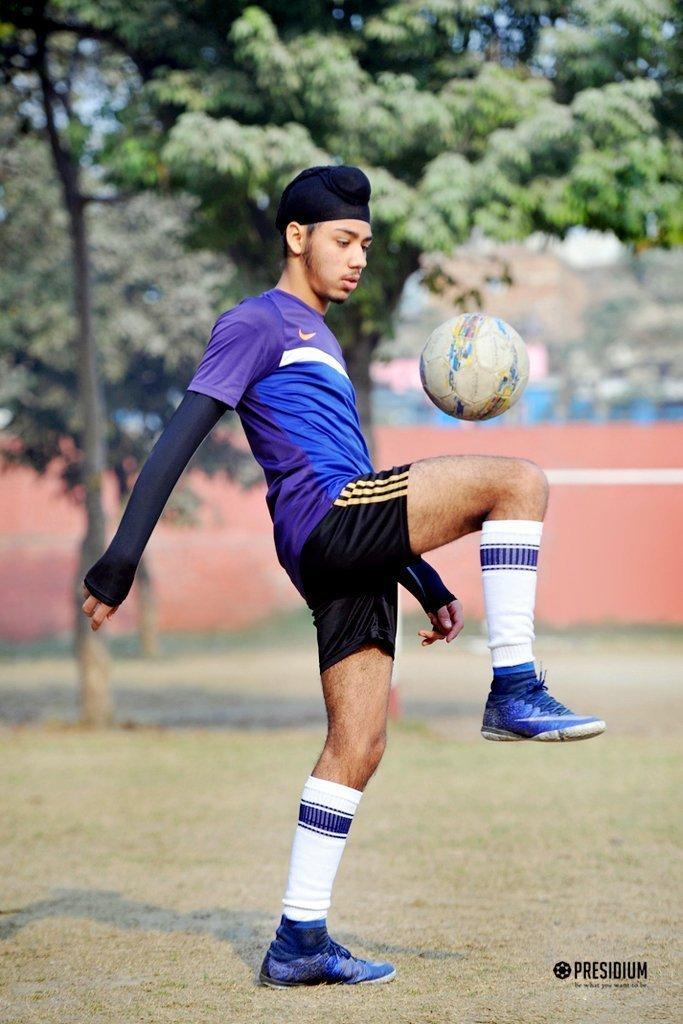 DAMAN DEEP KICKS HIS WAY INTO ZONAL FOOTBALL TEAM