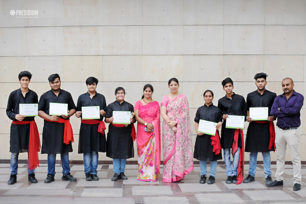 INTER-SCHOOL NUKKAD NATAK CONTEST: PRESIDIANS LEAVE A GOLDEN MARK