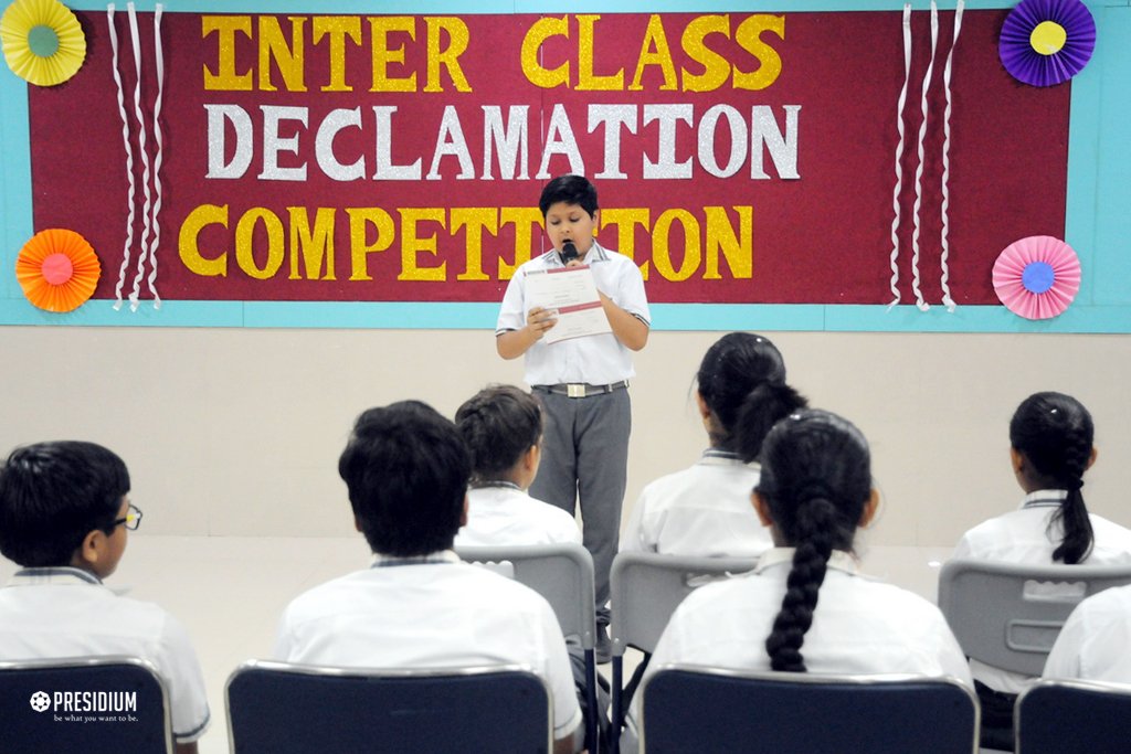 PRESIDIANS GIVE ELOQUENT SPEECHES AT INTER CLUB DECLAMATION MEET