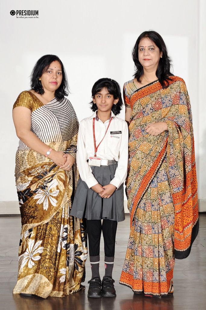 NYONICA BAGS 1ST POSITION IN ZONAL HINDI DECLAMATION COMPETITION