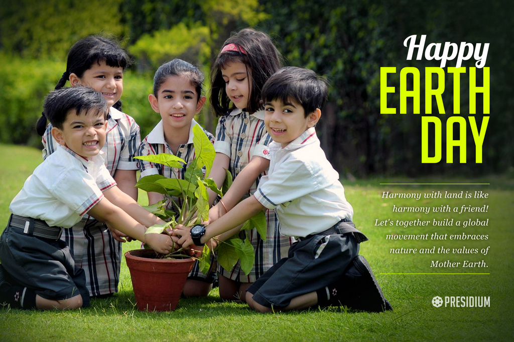 EARTH DAY: BUDDING ENVIRONMENTALIST PLEDGE FOR SUSTAINABILITY!