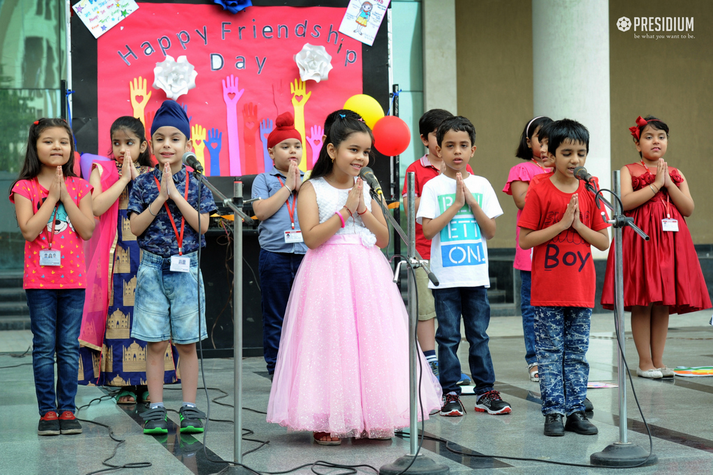 Presidium Gurgaon-57, FRIENDSHIP DAY:STUDENTS EXPRESS THE IMPORTANCE OF HAVING FRIENDS!