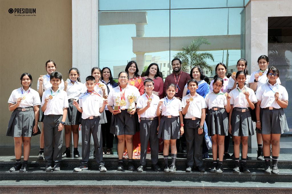 Presidium Gurgaon-57, PRESIDIANS CLAIM 14 MEDALS AT THE STATE LEVEL DEBATE CHAMPIONSHIP