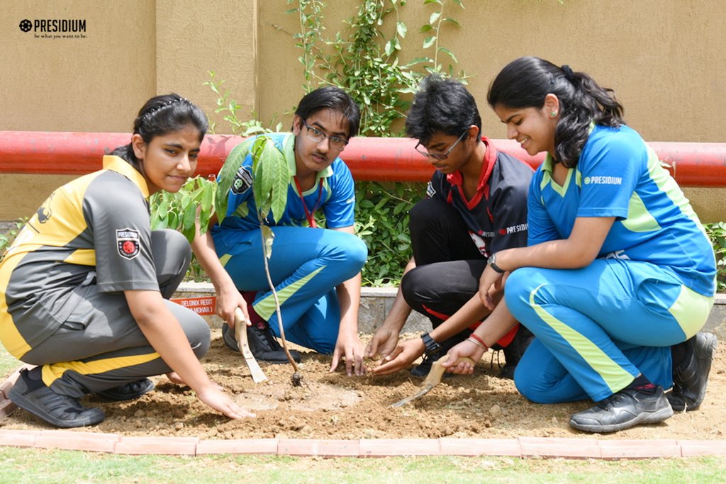 Presidium Gurgaon-57, AMBASSADORS OF NATURE PLEDGE TO PRESERVE MOTHER EARTH