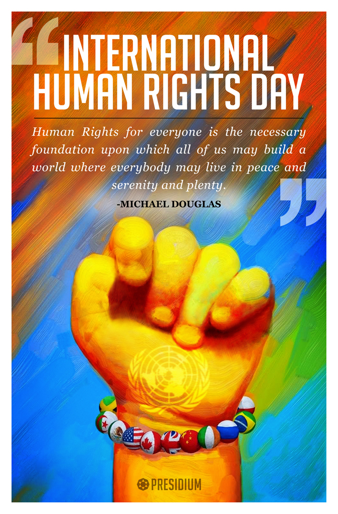 LET US PLEDGE TO UPHOLD THE RIGHTS OF ALL MANKIND 