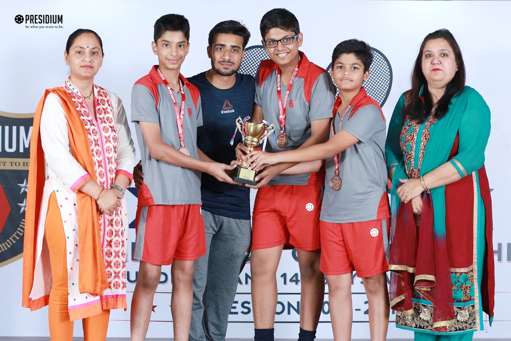 Presidium Indirapuram, BADMINTON TOURNAMENT:INDIRAPURAM WINS 3RD POSITION-UNDER 14 BOYS 