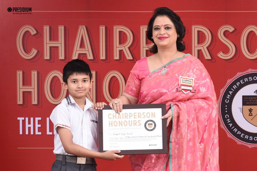 Presidium Indirapuram, CHAIRPERSON HONOURS: CELEBRATING STUDENT EXCELLENCE