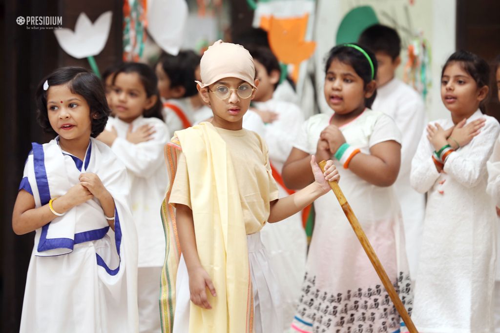 Presidium Indirapuram, PRESIDIANS SALUTE THE FATHER OF THE NATION ON GANDHI JAYANTI