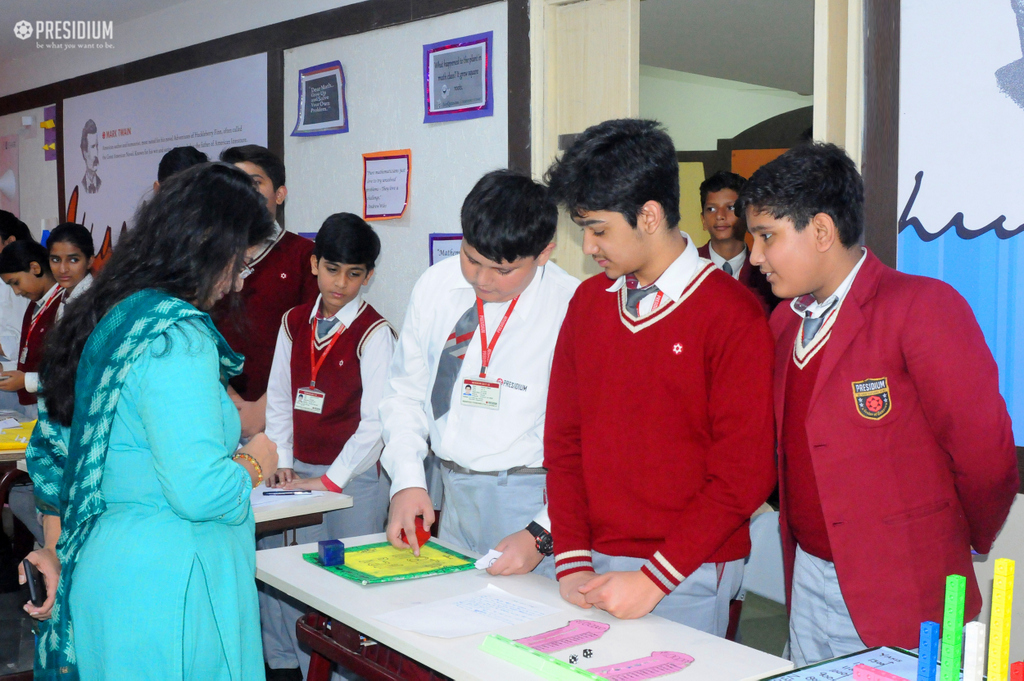 Presidium Indirapuram, MATH WEEK: YOUNG MINDS ON A TRIP TO THE WORLD OF MATHEMATICS