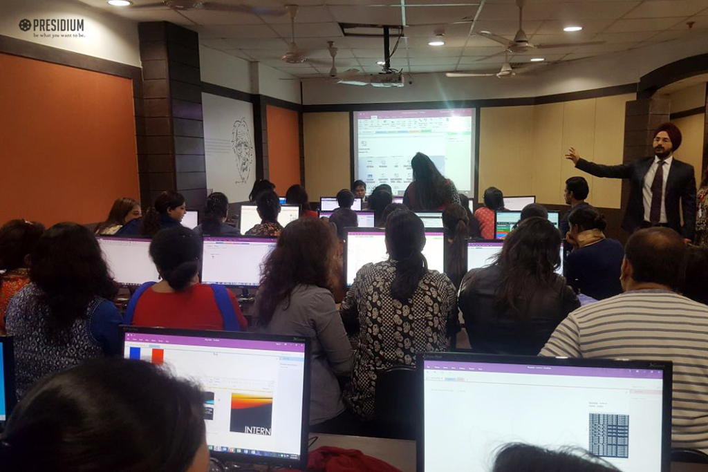 Presidium Indirapuram, MICROSOFT ONENOTE 2016: TEACHERS EXPERIENCE A NEW LEARNING AVENUE