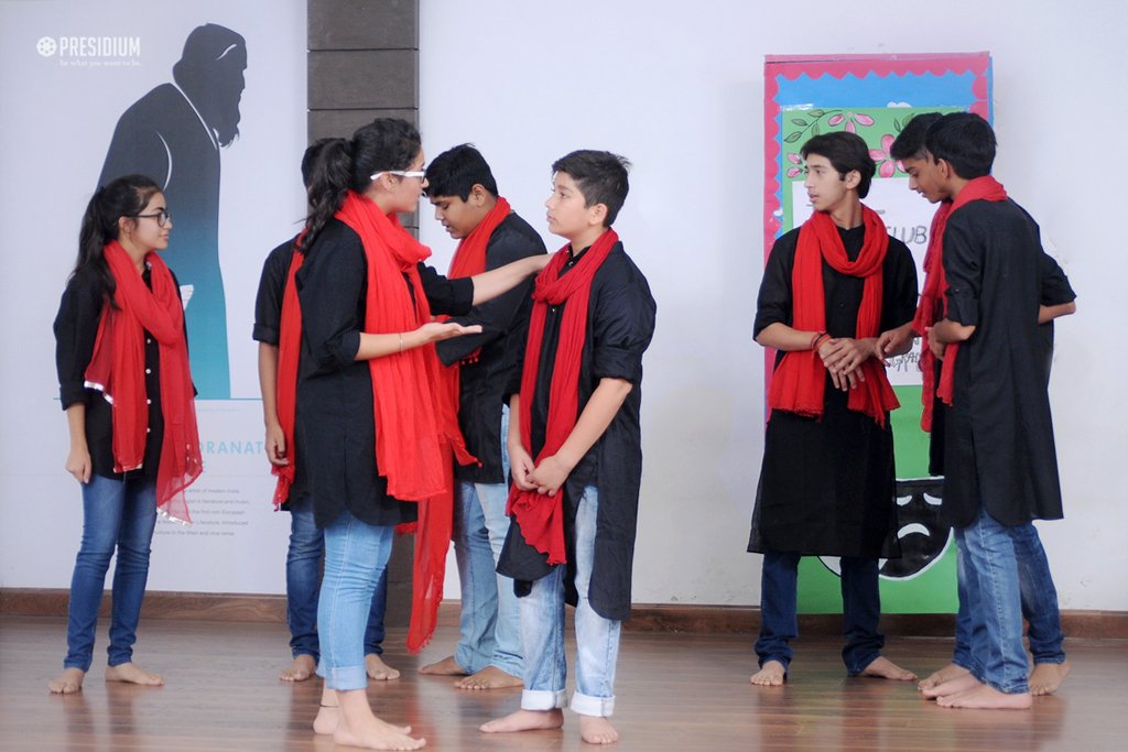 Presidium Indirapuram, PRESIDIANS CONVEY VITAL SOCIAL MESSAGES THROUGH NUKKAD NATAK