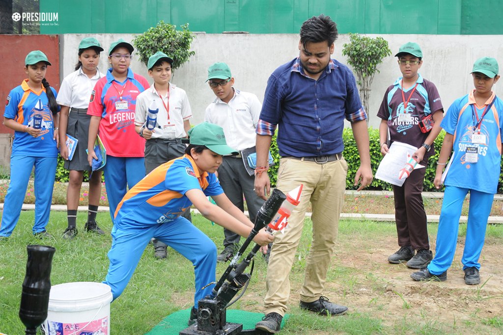 Presidium Indirapuram, OUR YOUNG ASTRONAUTS ENJOY A SESSION ON ADVANCED ROCKETRY