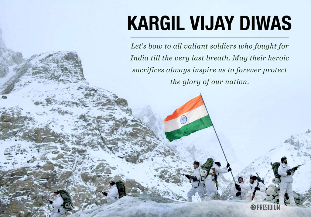 SALUTING WAR HEROES FOR THEIR BRAVERY ON KARGIL VIJAY DIWAS